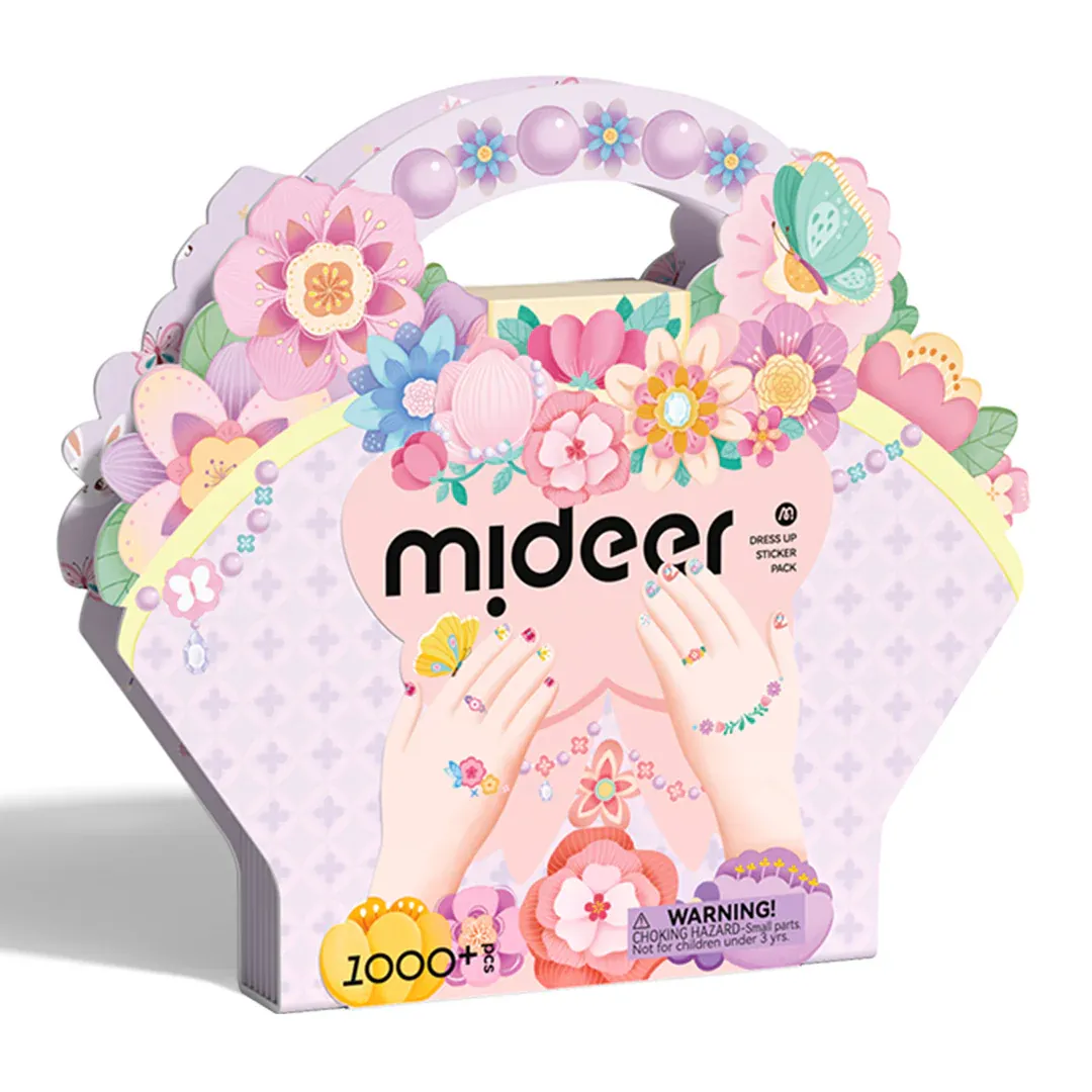 Παιδικό Σετ με Nails Stickers, Τατουάζ και Διακοσμητικά Mideer