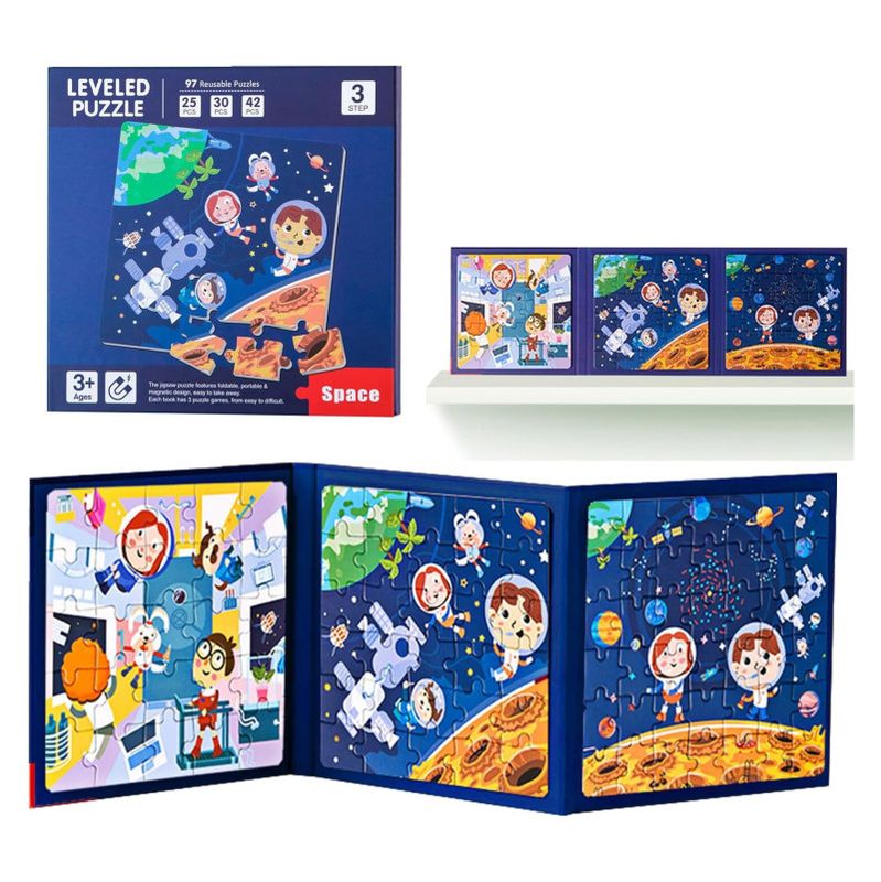 Μαγνητικό Βιβλίο Διάστημα 3 σε 1 Spacestore