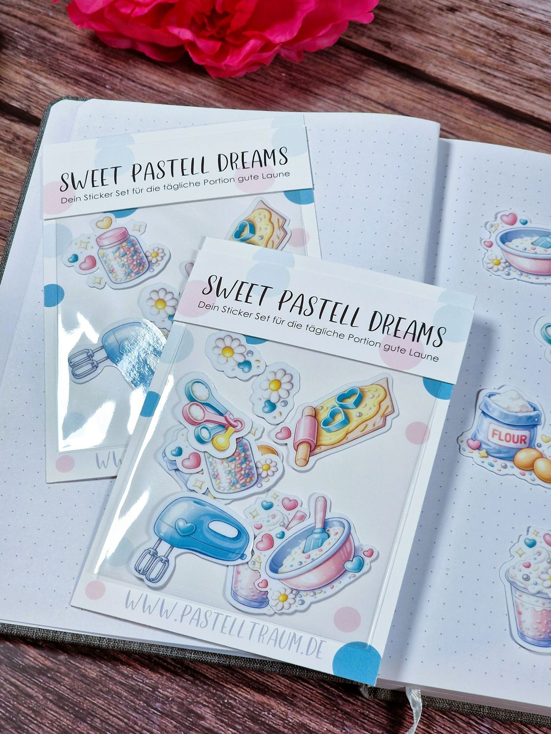 9 "Kitchen Tools" Sticker im Set für deine DIY Projekte