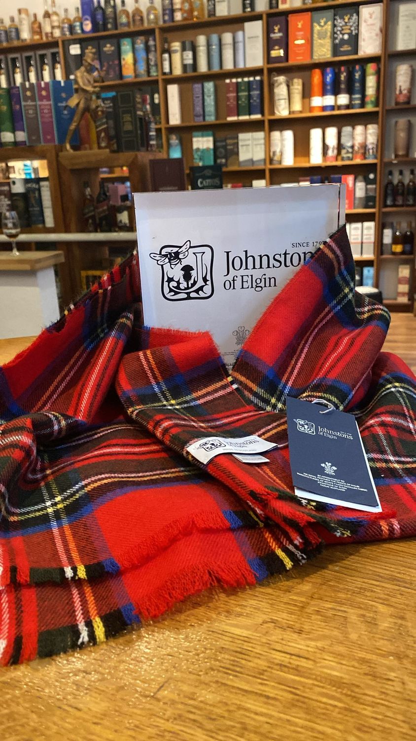 Schal Johnston of Elgin- Royal Stewart Tartan