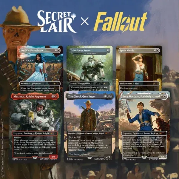 MTG: Secret Lair x Fallout Beyond Vault 33