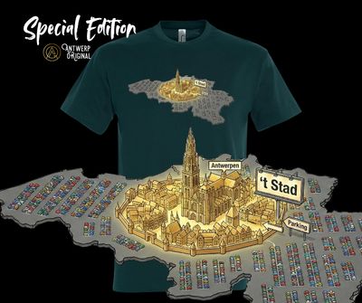 ANTWERPEN en al de rest is PARKING - Tshirt