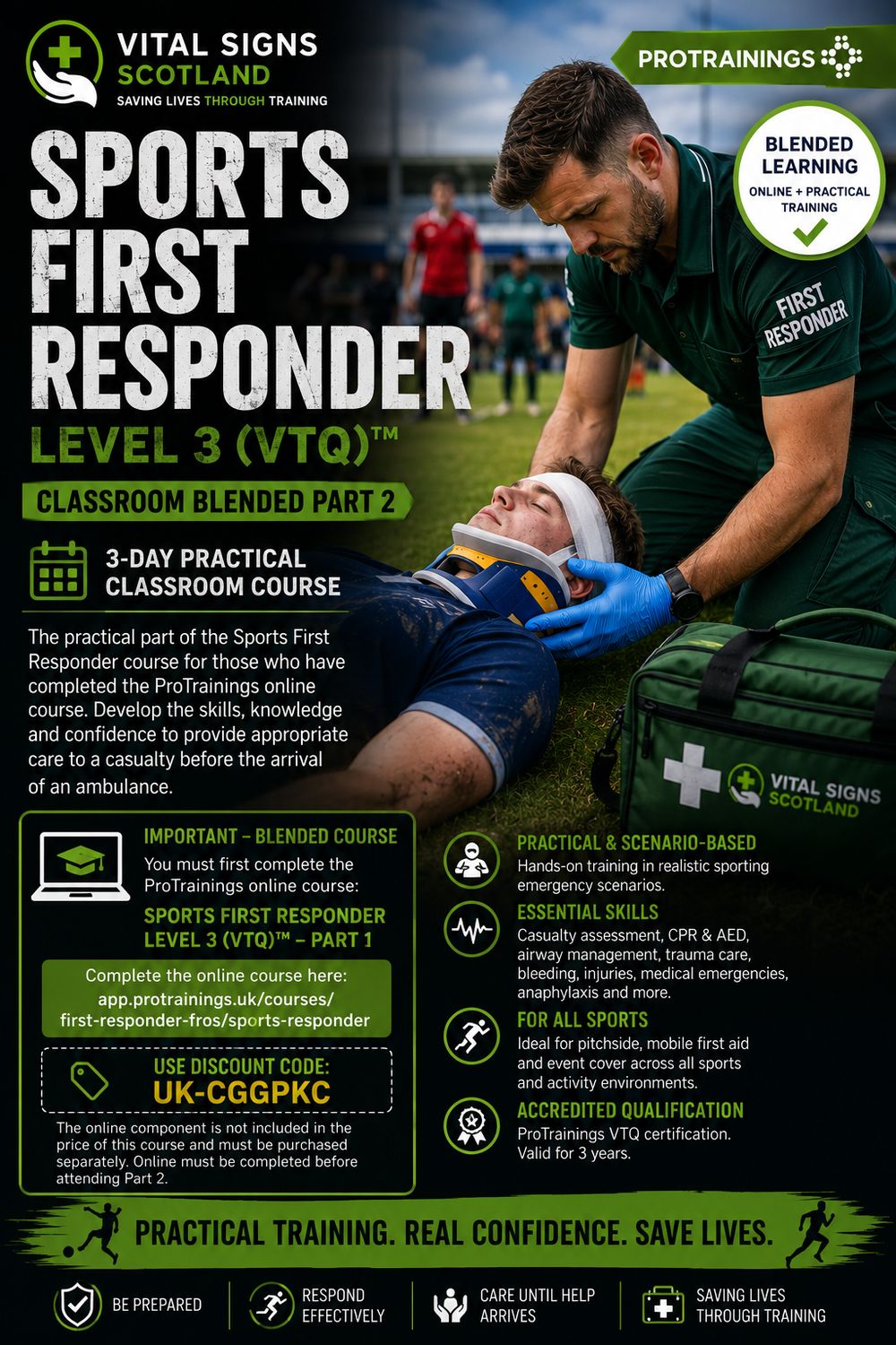 Sports First Responder Level 3 (VTQ)™ - Classroom Blended Part 2 Sports First Responder Level 3 (VTQ)™ - Classroom Blended Part 2