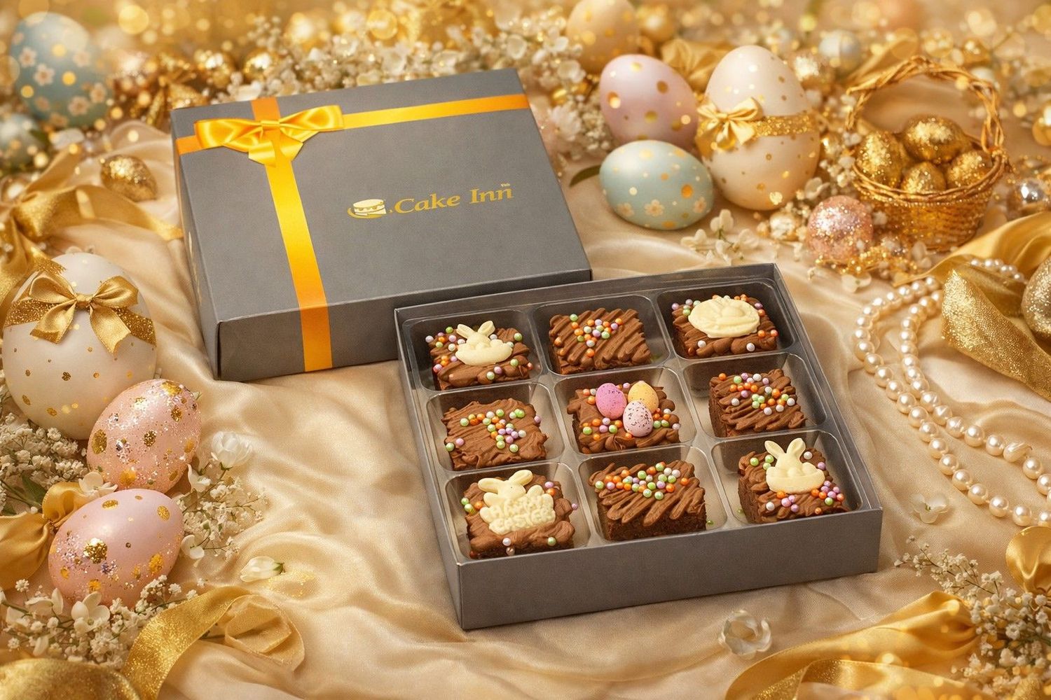 Easter Theme brownies & Slab with toppers