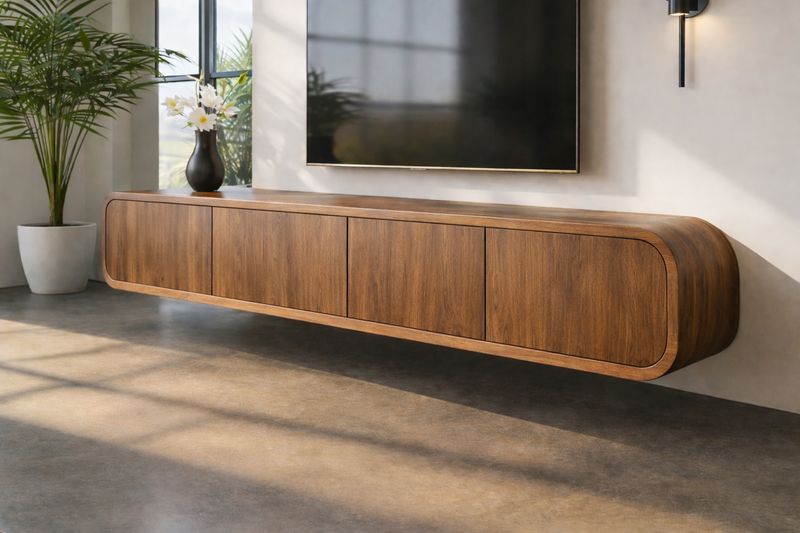 Mueble de televisión de madera 022