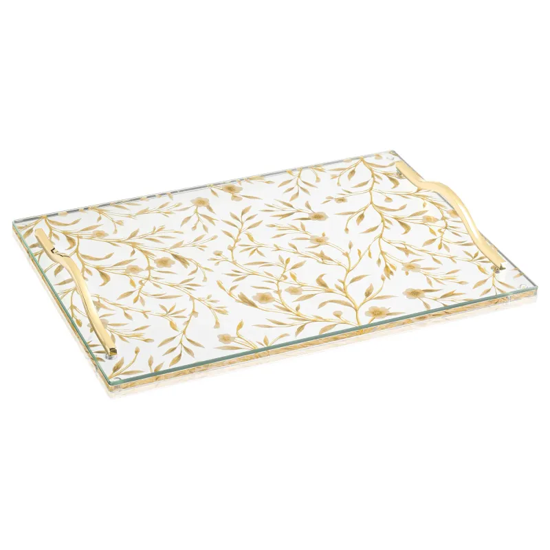 Bandeja para Jala - Floral Bird - Gold