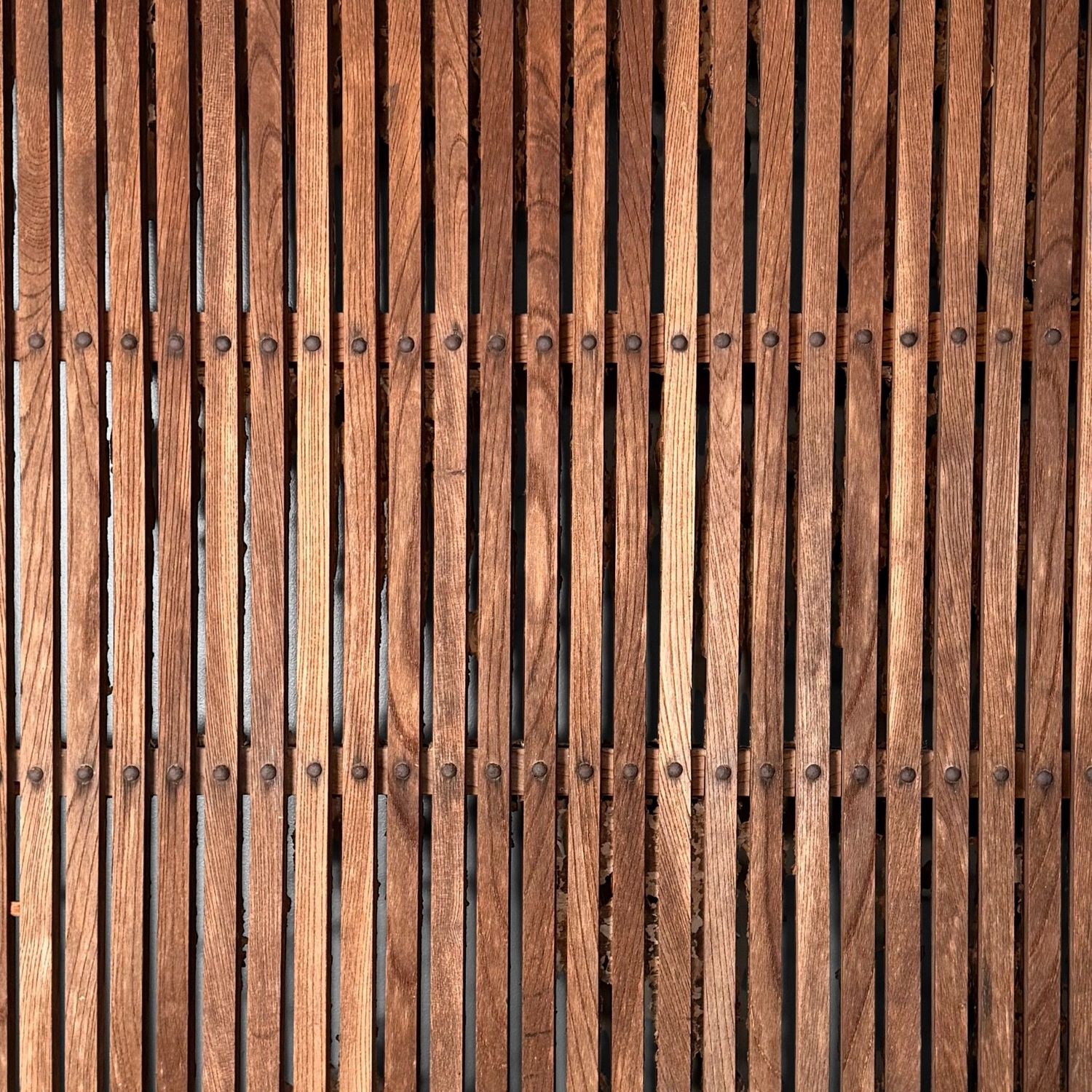 Antique Japanese Wooden Rolling Door, Authentic Wall Panel, 1890s