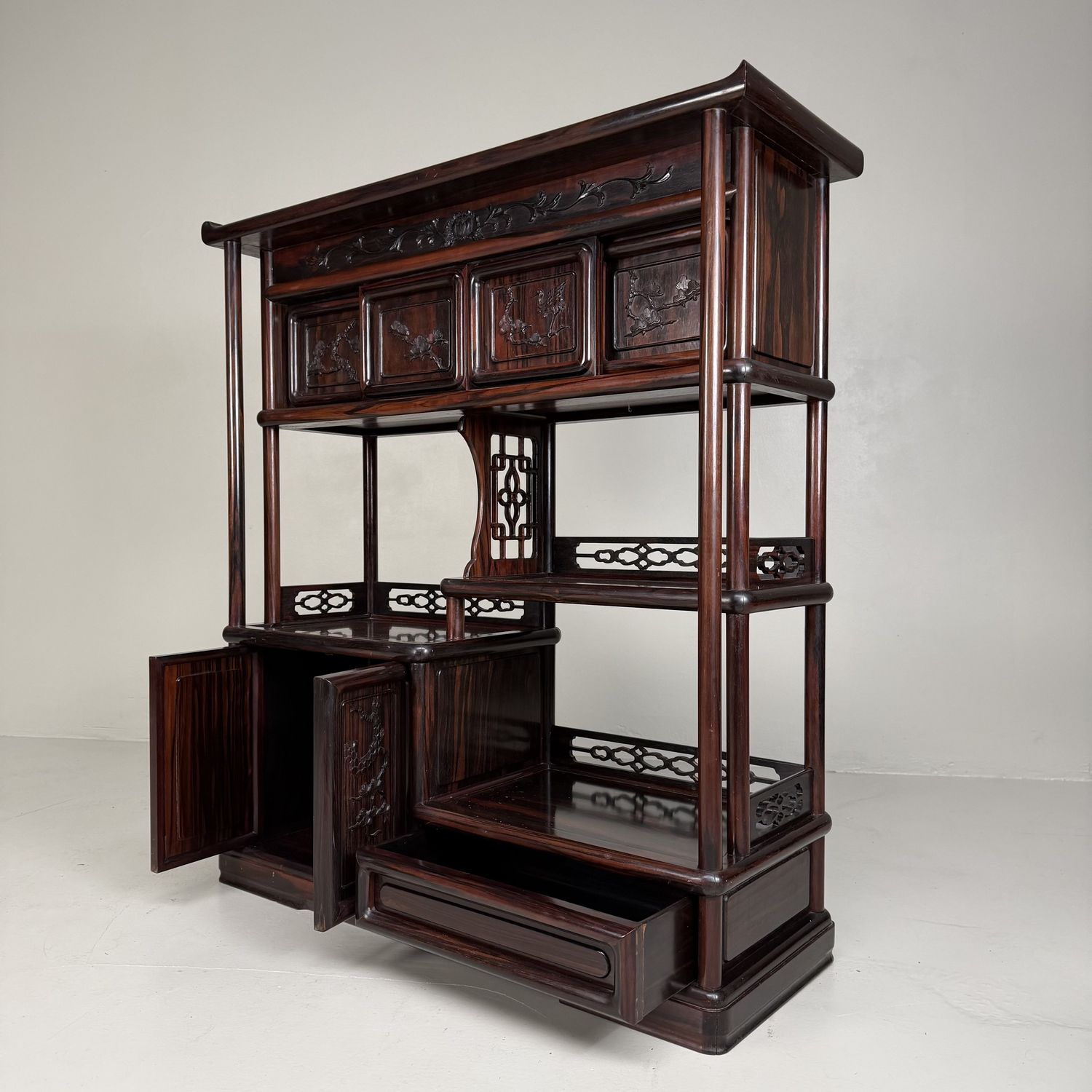 Japanse Kazaridana (Tana) Etagère Displaykast – 1930s
