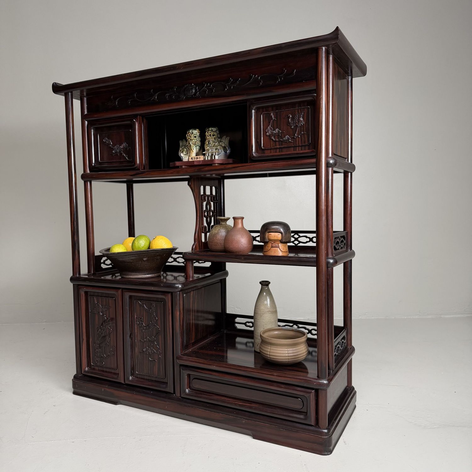 Japanse Kazaridana (Tana) Etagère Displaykast – 1930s