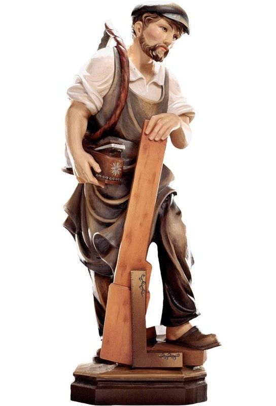Statue de menuisier en bois