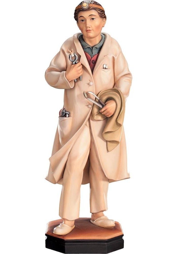 Zahnarzt Statue aus Holz