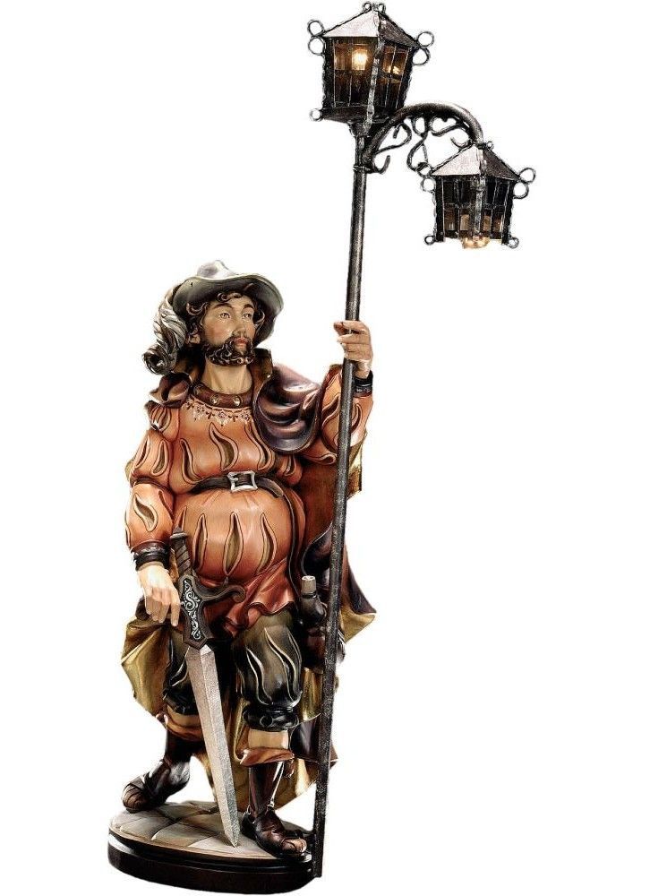 Königswache mit Schwert Statue aus Holz