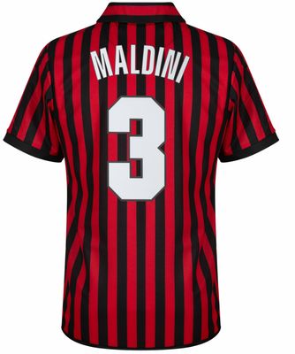 AC MILAN 2000 Centenario Retrò Football Shirt - MALDINI