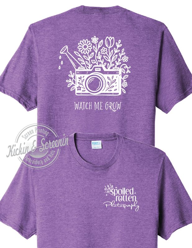 SRP - Watch Me Grow - Tri-Blend Tee - Heather Purple