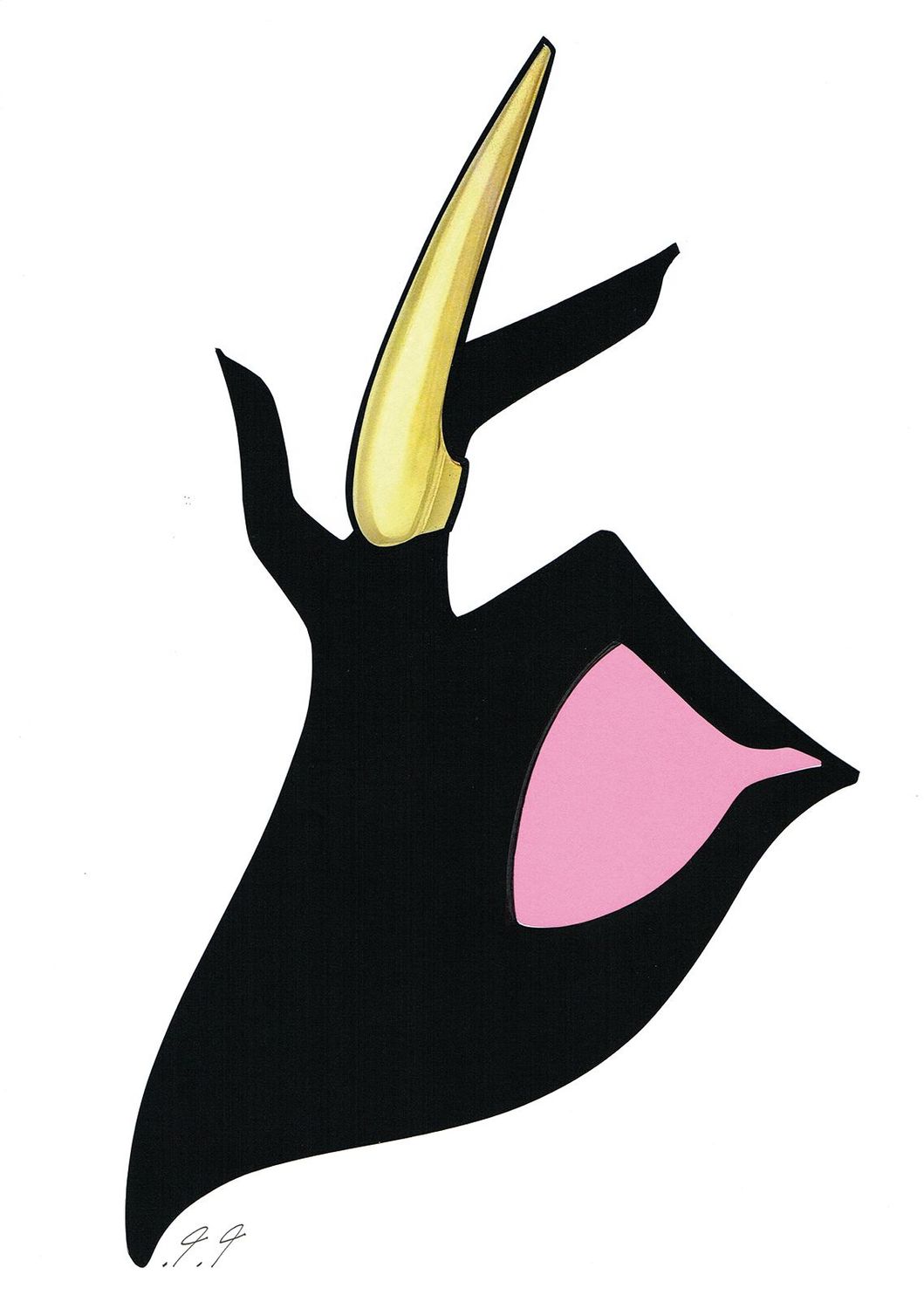 Unique Artwork  'GRACIOUSNESS #3'  by Piet Paris