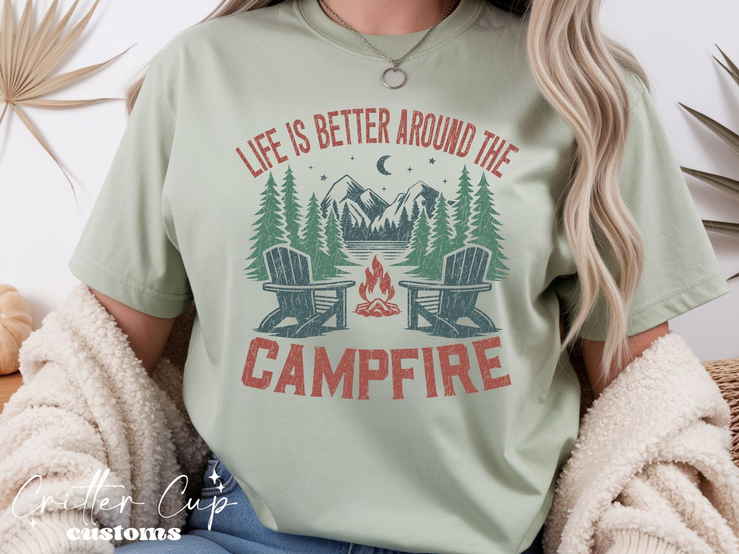 Retro "Campfire" T-Shirt