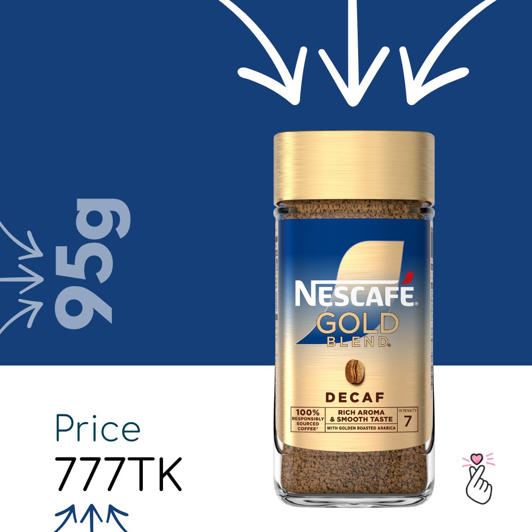 Nescafe Gold Blend DECAF 95g - Expiry: Apr 2027