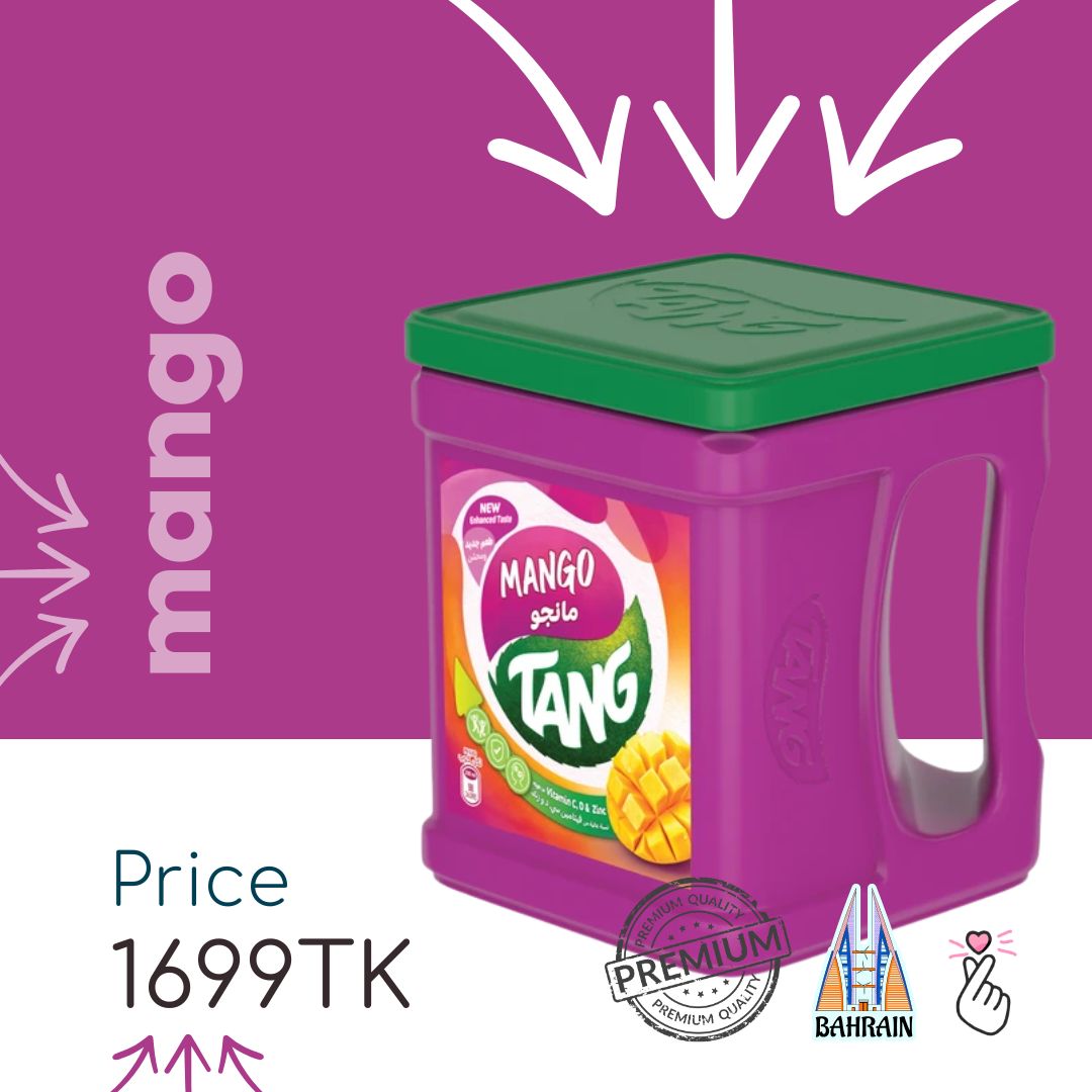 2 Kg Tub - Bahrain TANG Mango (Expiry: 17/03/27)