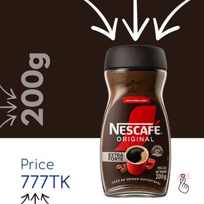 Nescafe 200g – Original Extra Forte (Expiry: 01/04/27)