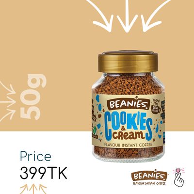 <B24> Beanies 50g - Cookies &amp; Cream