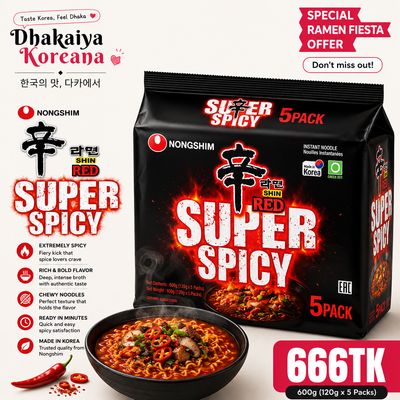 NongFam - Shin Super Spicy RED - NoHalal