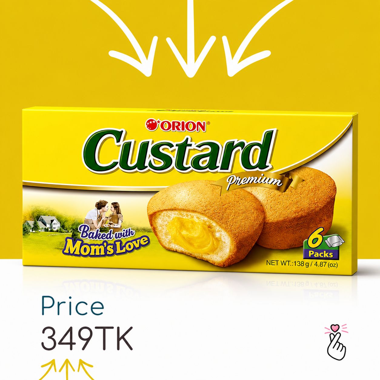 Orion Custard 138g
