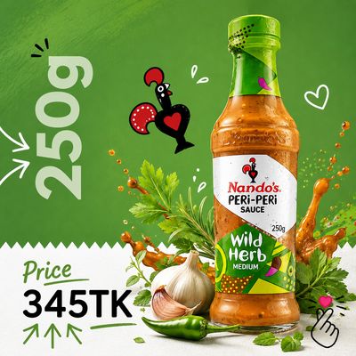 Nando’s Peri Peri Sauce 250g - Expiry Aug2026 - WILD HERB