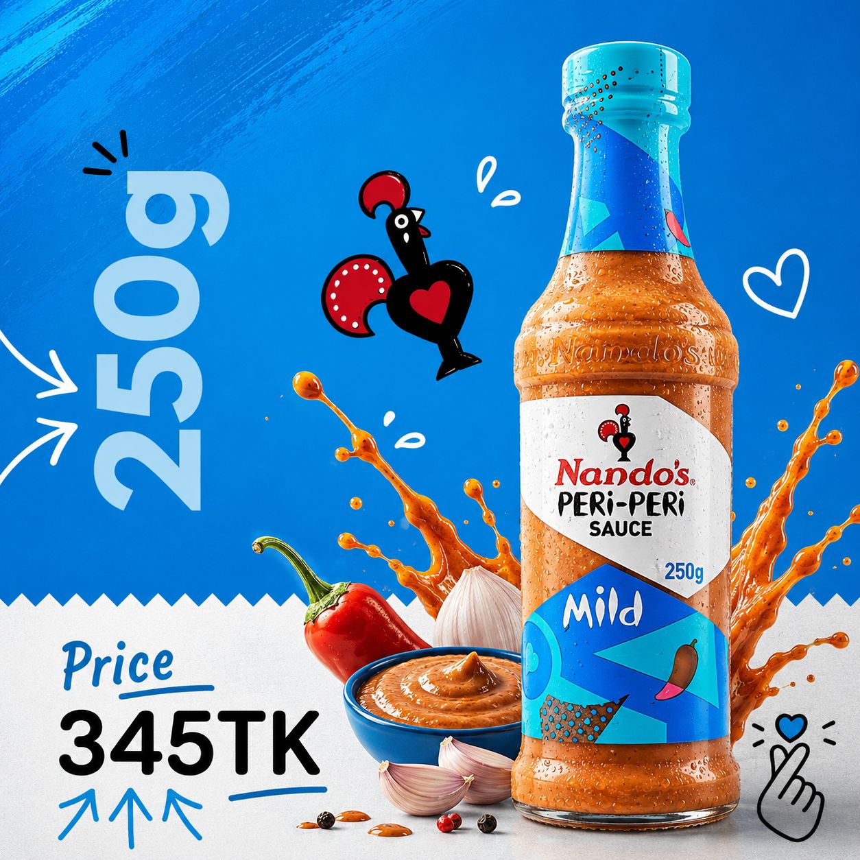 Nando’s Peri Peri Sauce 250g - ExpiryAug2026 - MILD