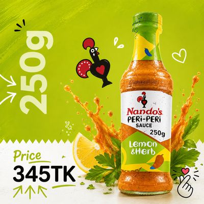 Nando’s Peri Peri Sauce 250g - ExpiryMay2027 - LEMON &amp; HERB