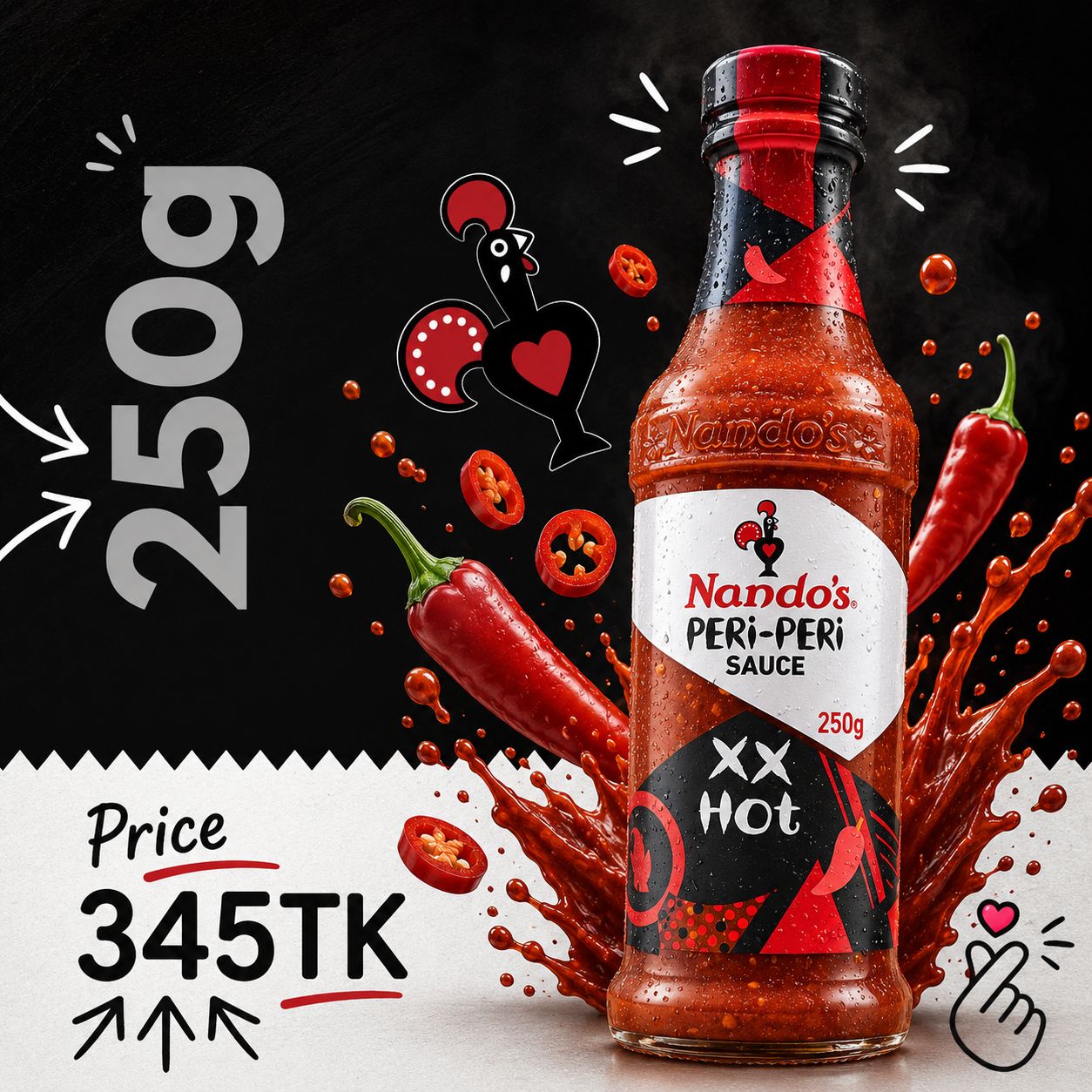 Nando’s Peri Peri Sauce 250g - ExpiryMay2027 - XX