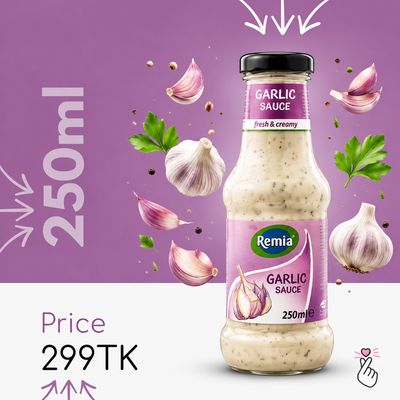 Remia 250ml - Garlic Sauce (May2027)