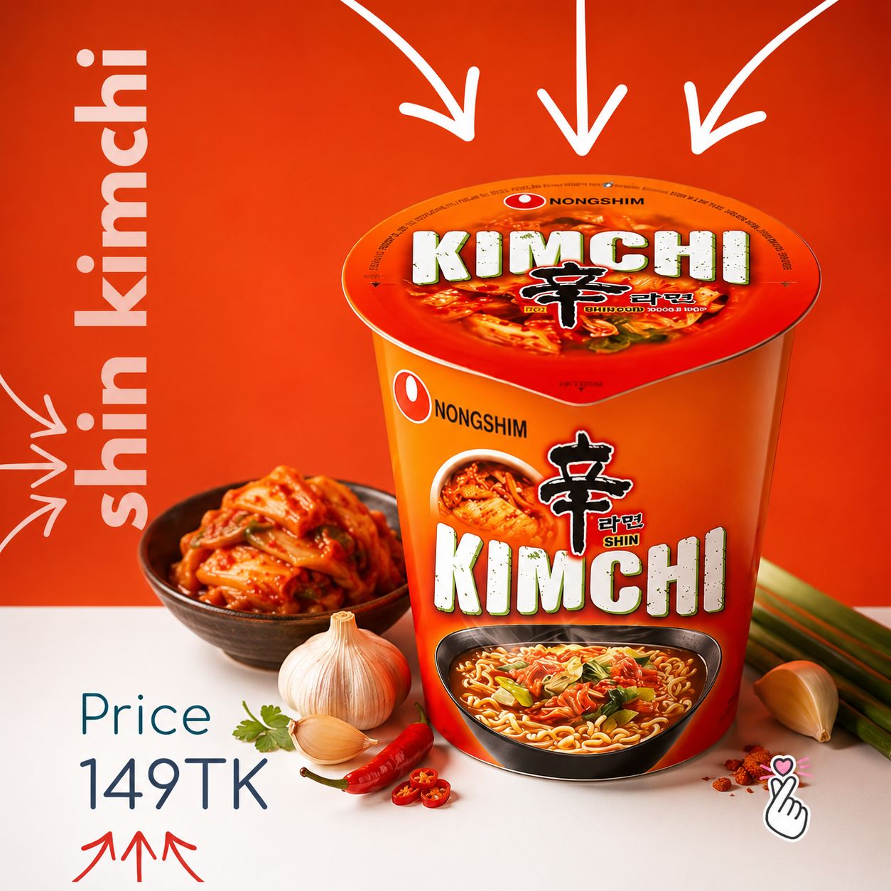 NongCup - Shin Kimchi Cup (Halal)