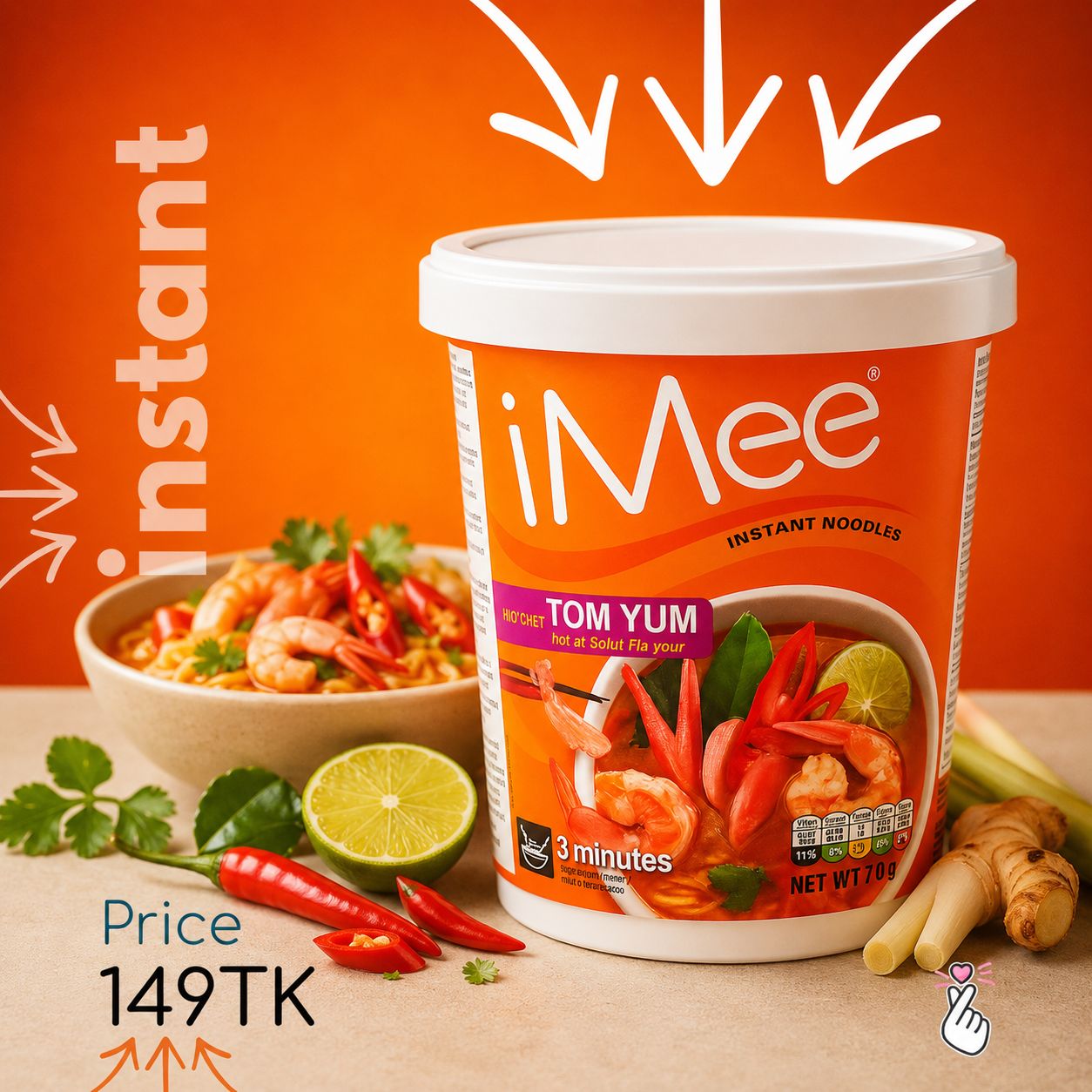 iMee Instant Cup - Tom Yum