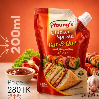 Young's Pouch 200ml - Chicken Spread - BBQ 