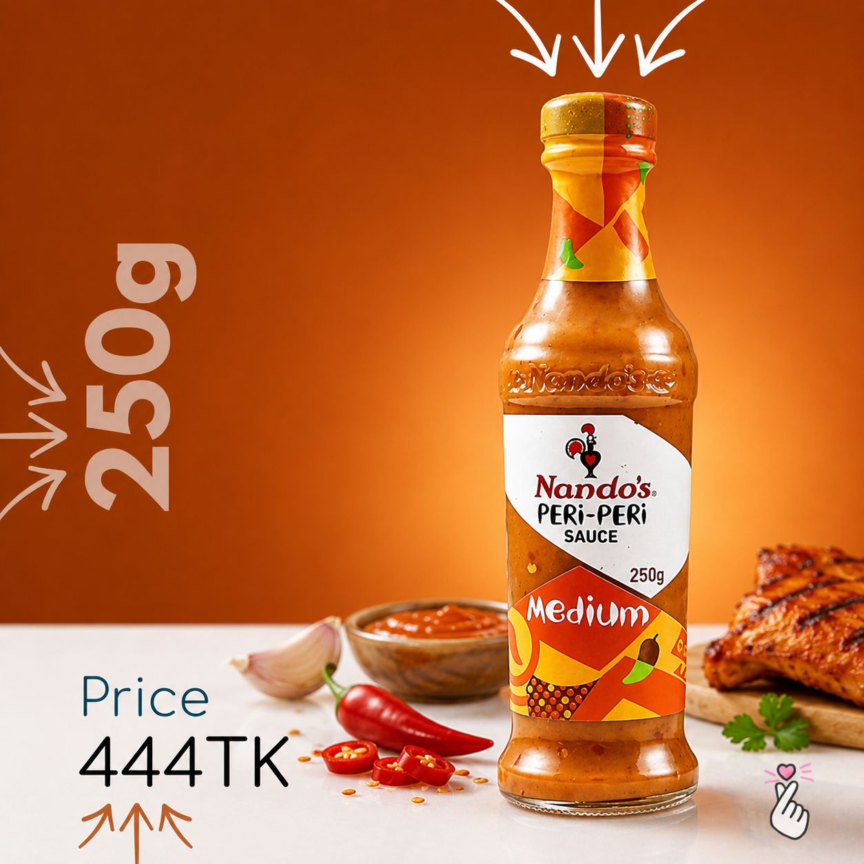 Nando’s Peri Peri Sauce 250g - ExpiryMay2027 - MEDIUM