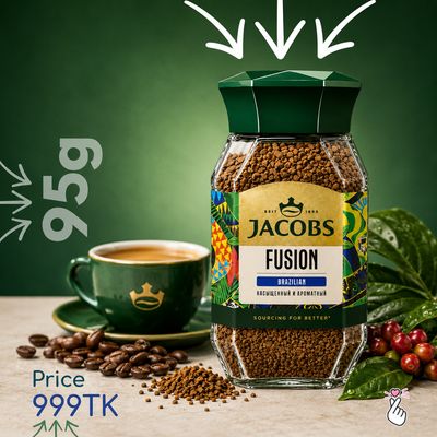 Jacobs Coffee 95g Jar - BRAZIL
