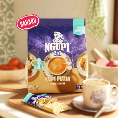 <Dk36> Ngupi Sachets - 2in1 White Coffee