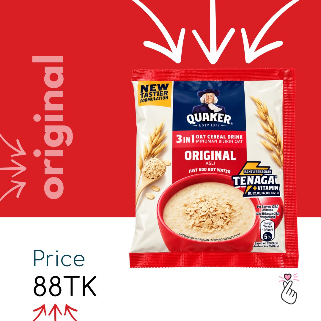 <Dk56> Quaker Sachets - 3in1 Original