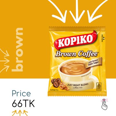 <Dk32> Kopiko Sachets - Brown Coffee