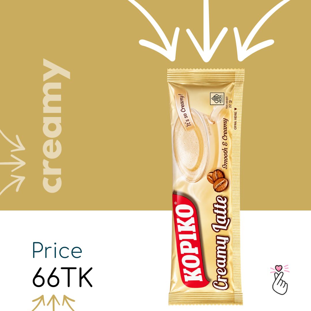 <Dk33> Kopiko Sachets - Creamy Latte