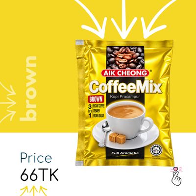 <Dk46> Aik Cheong Sachets - Coffee Mix - Brown