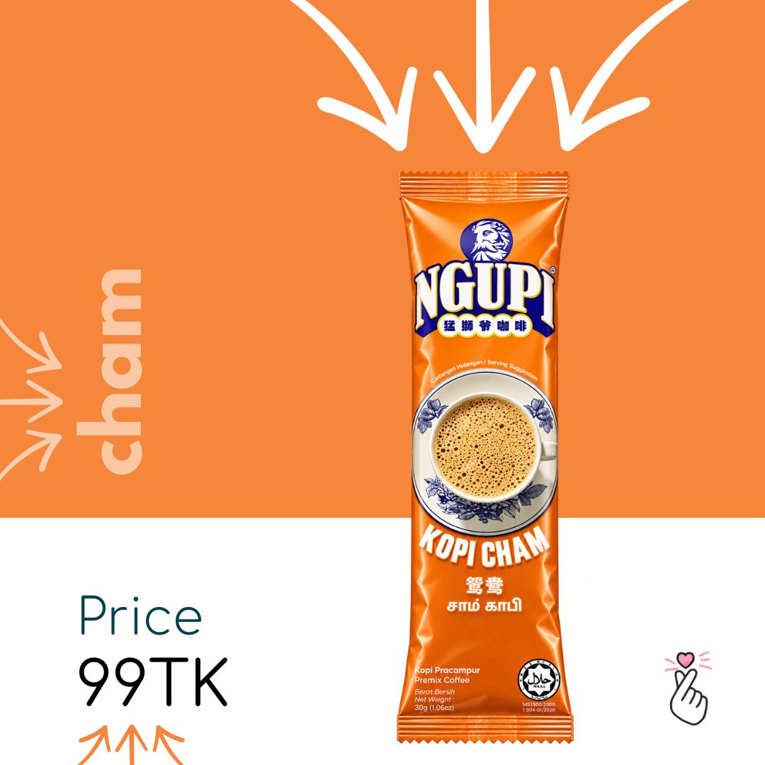 <Dk40> Ngupi Sachets - 3in1 Kopi Cham