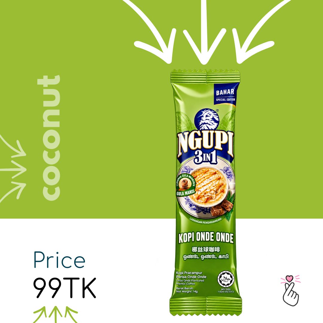 <Dk39> Ngupi Sachets - 3in1 Kopi Onde Onde