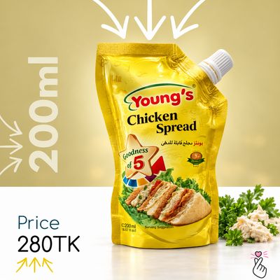 Young's Pouch 200ml - Chicken Spread - Original