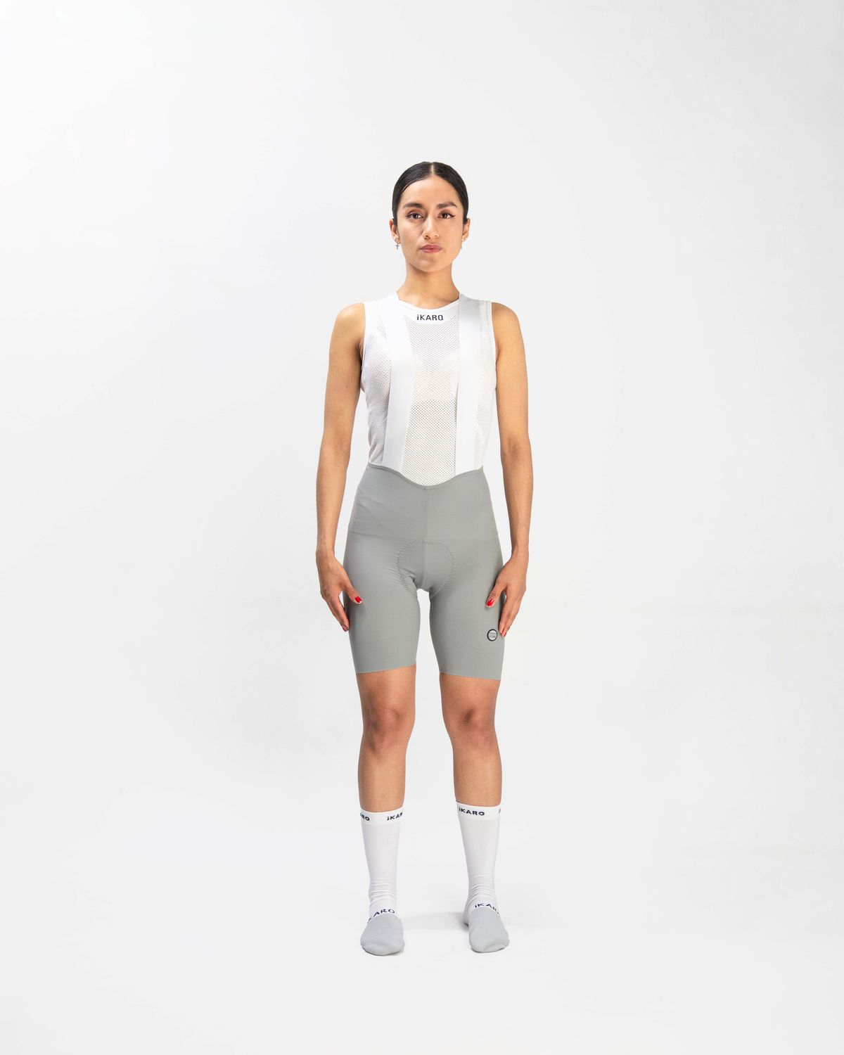 Bib Short Aero Gris Mujer