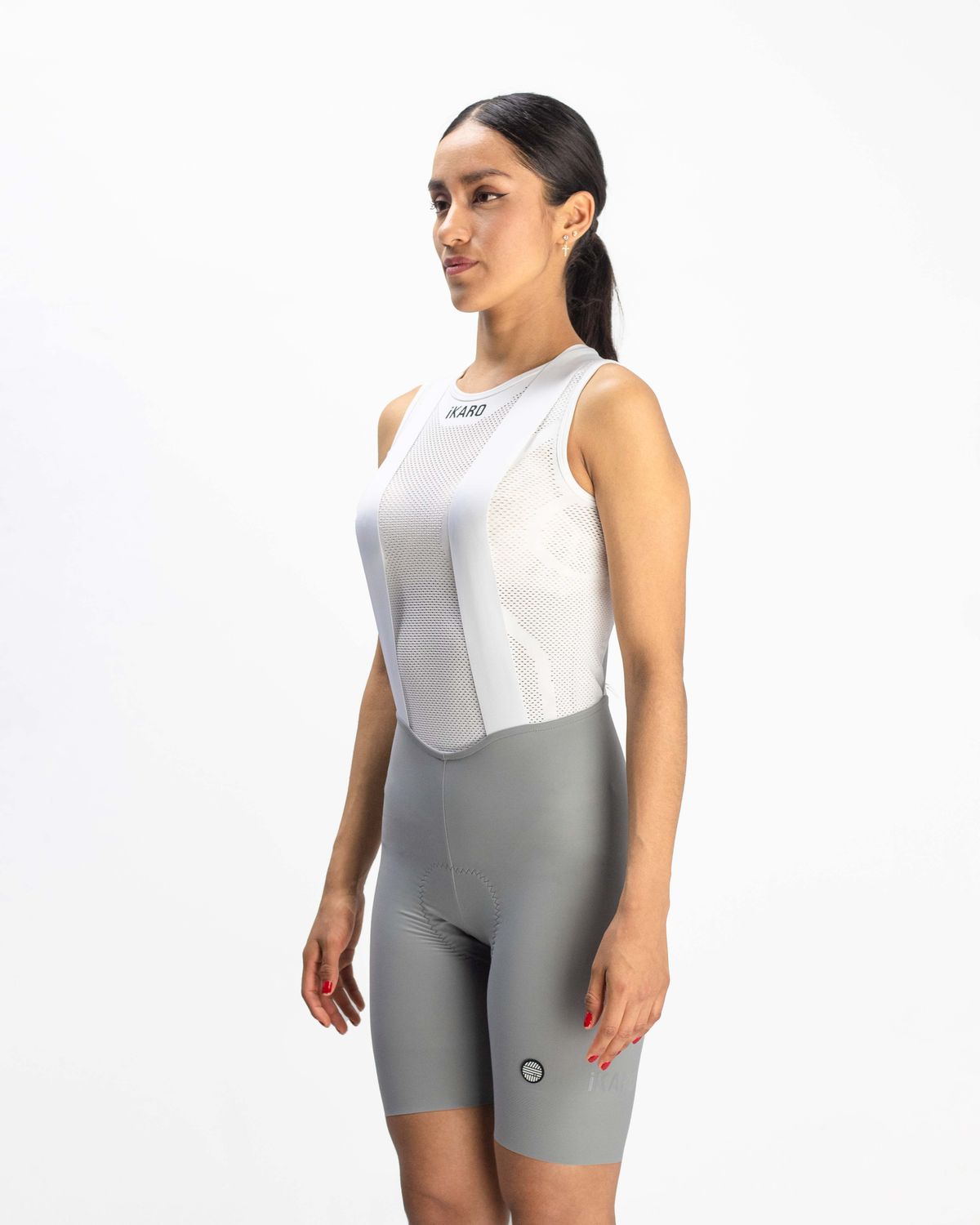 Bib Short Aero Gris Mujer