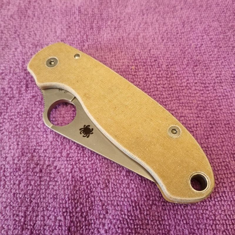 PM3 Scales in 3.7mm Natural Canvas Micarta