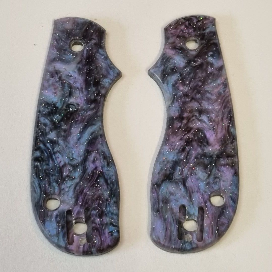 Squeak Scales in 3mm Cast Acrylic (Blurple Nebula)