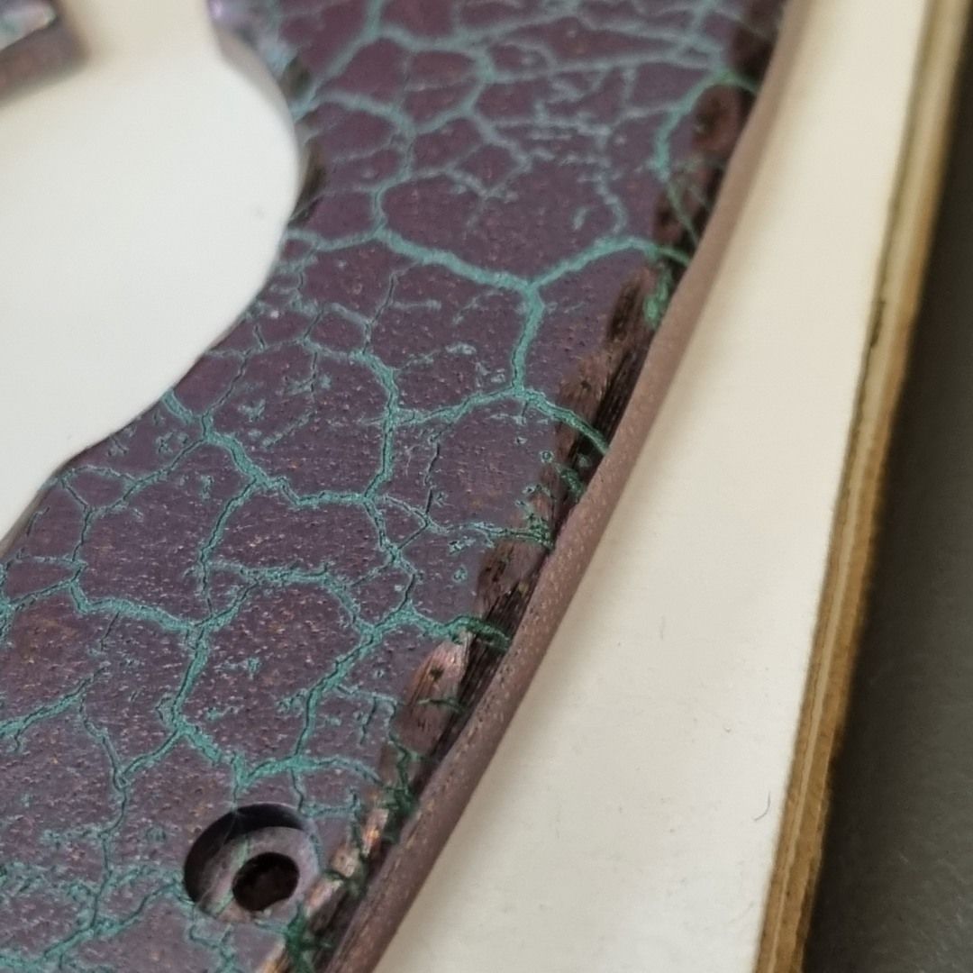 Lil Native Slipit Scales in Titanium (Anodised Oil Slick)