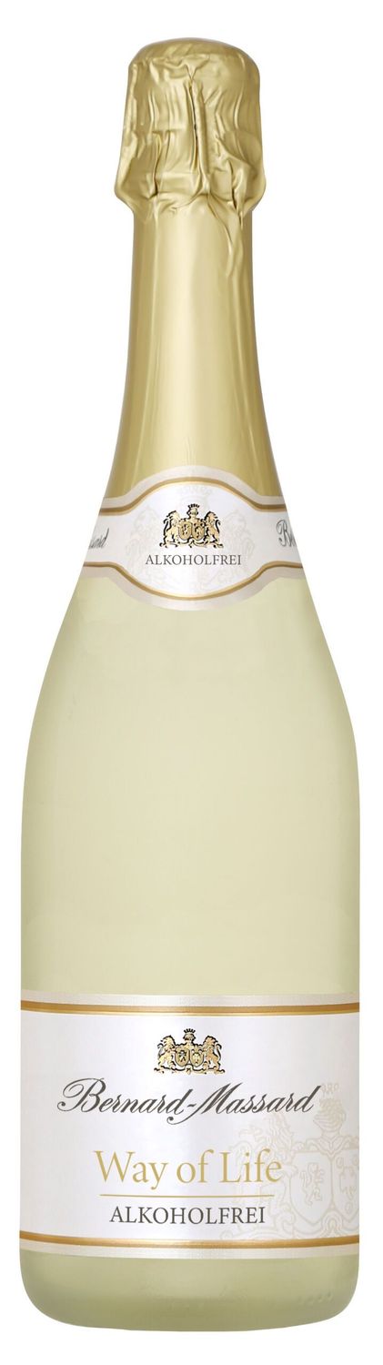 Way of Life - Bernard-Massard Alkoholfreie Sekt-Alternative(0,75l 6,99 € pro Flasche)